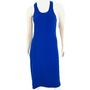 TITIKA Racer Back Midi Blue Dress Sz S​​​​​​​​​​​​​​​​​​​